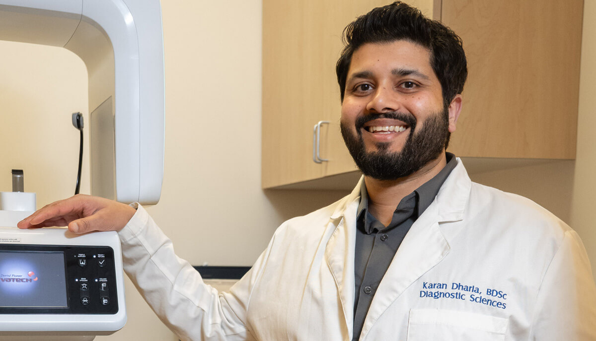 Dr. Karan Dharia, oral and maxillofacial pathologist at Dental Professionals in Tigard, OR